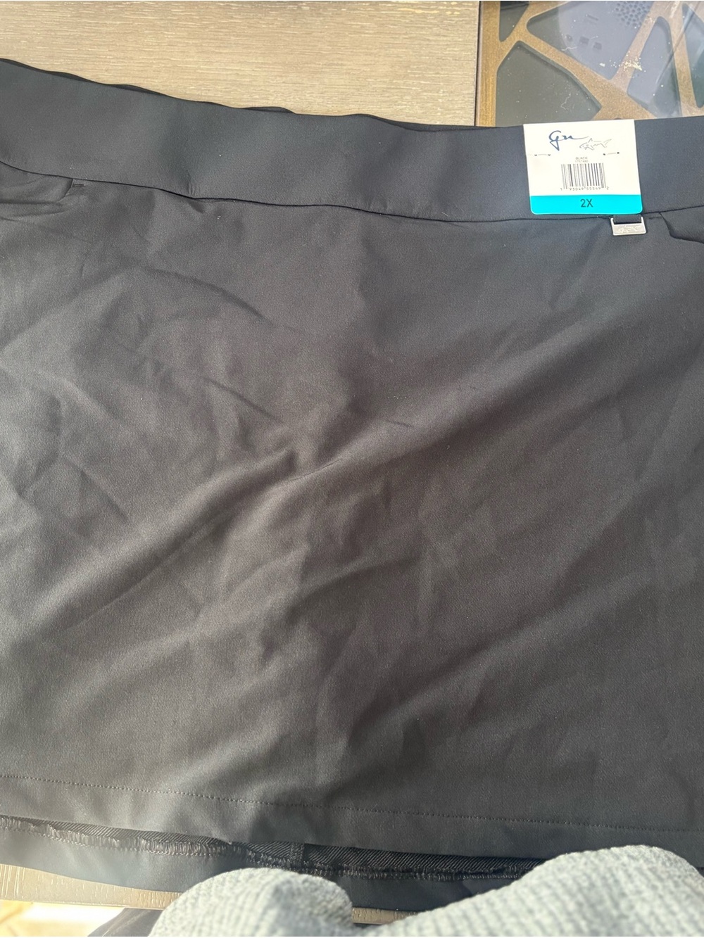 Greg Norman 2X Black Women's Skort NWT